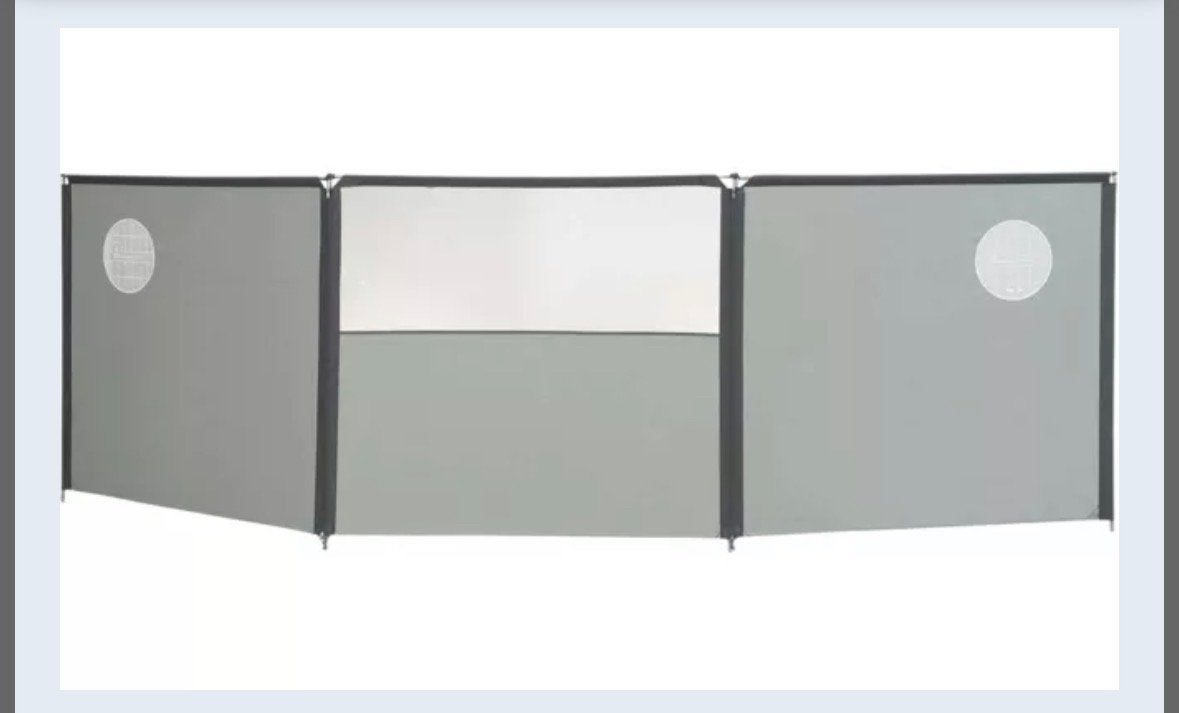 Isabella Flex Grey 3-delig Windscherm - Grijs, Ophalen, Zo goed als nieuw