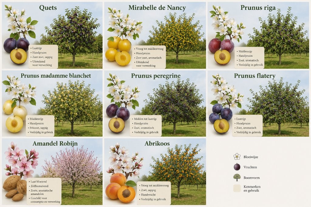 Laatste 11 Fruitbomen Laagstam + Gratis Startvoeding!