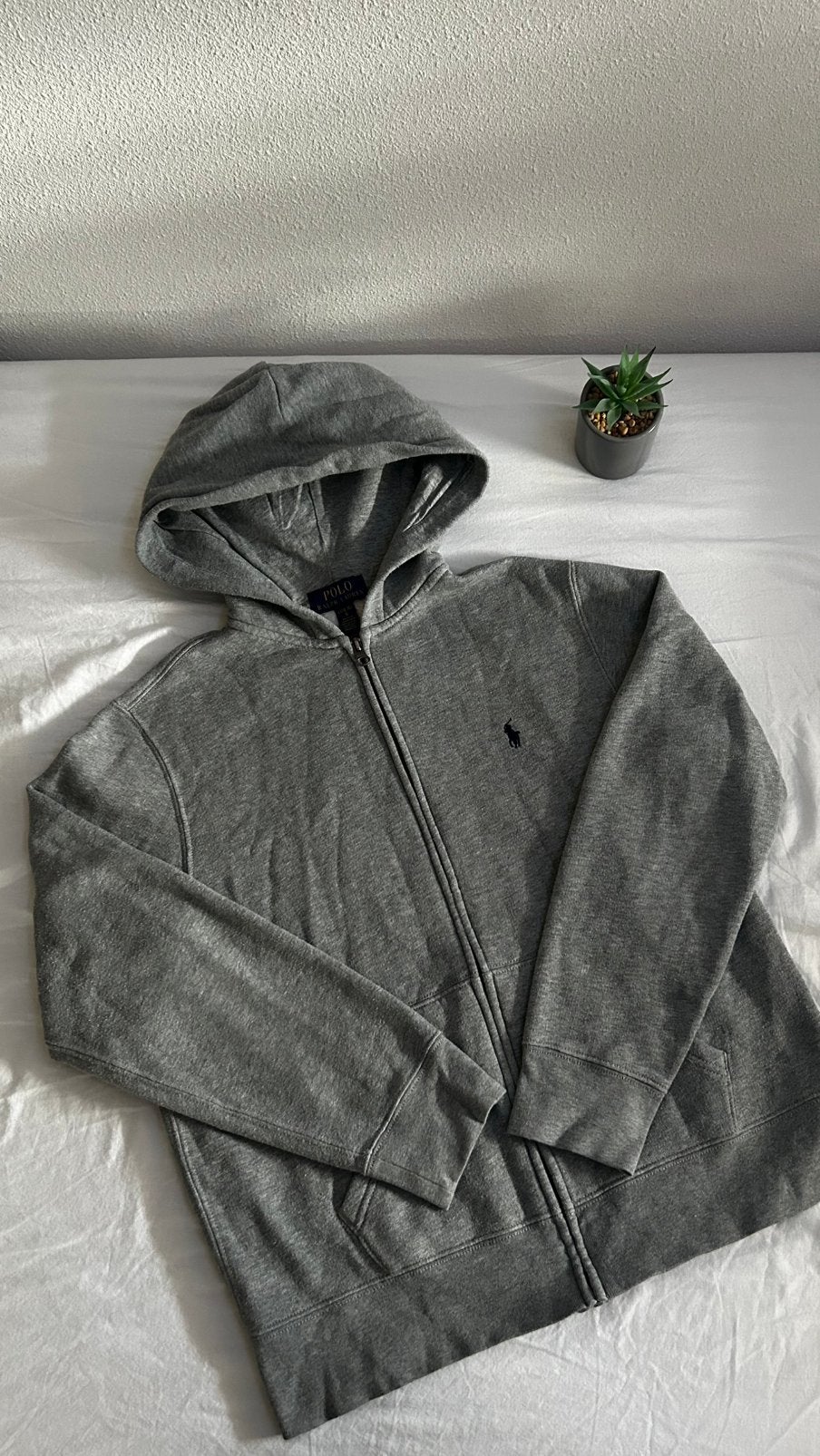 Polo Ralph Lauren Zip-Up Hoodie, Ophalen of Verzenden, Zo goed als nieuw, Jongen of Meisje, Trui of Vest