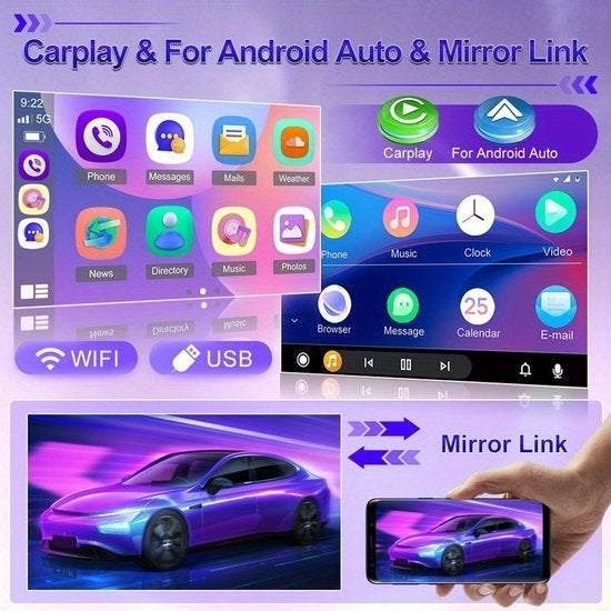 Android Autoradio – Multimedia Speler – Auto Stereo, Corvance B.V., Verzenden, Nieuw, Corvancebol@gmail.com