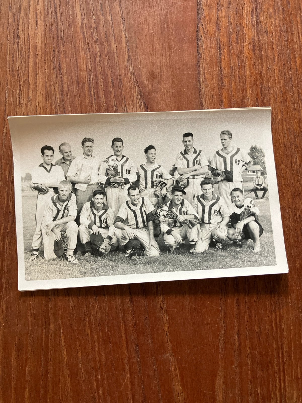 Vintage Honkbal Team Foto Quick den Haag 1957, Antiek en Kunst, Ophalen of Verzenden