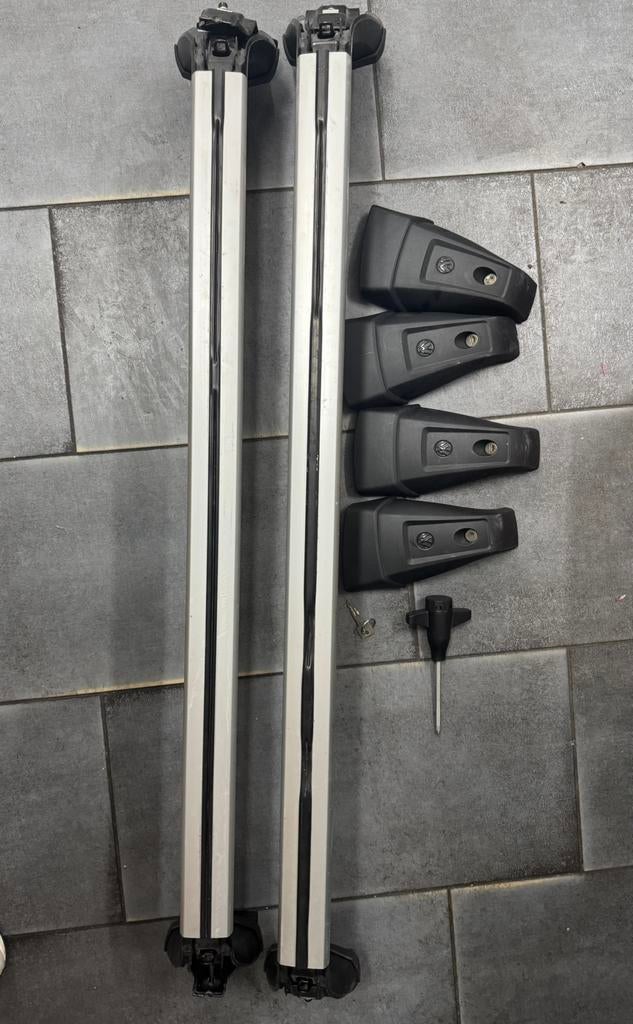 Dakdragers volkswagen golf 7 origineel, Auto diversen, Dakdragers, Ophalen of Verzenden, Zo goed als nieuw