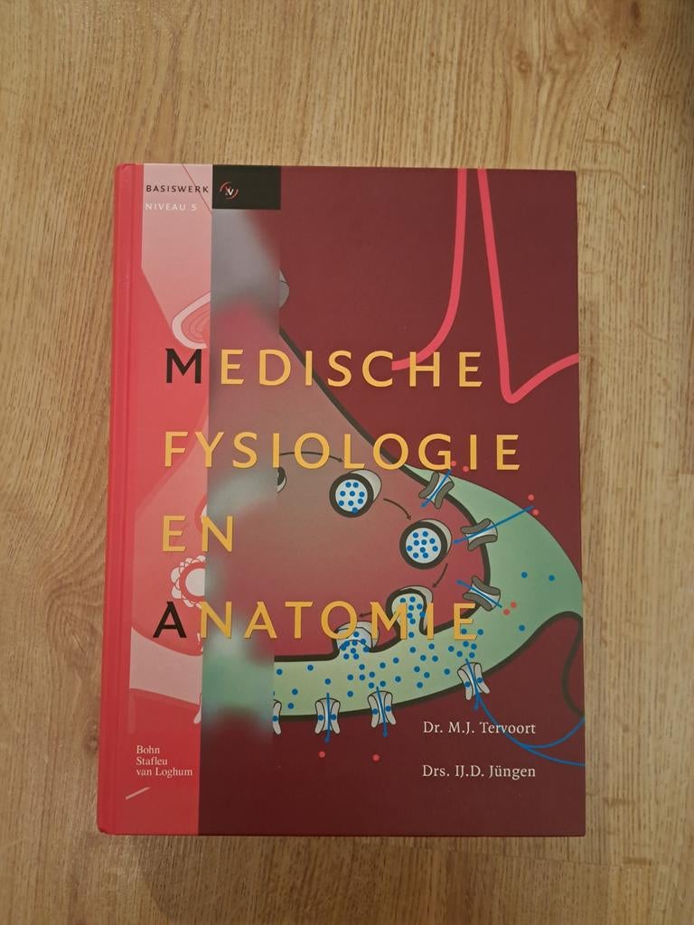 Medische Fysiologie en Anatomie - Zo goed als nieuw, Boeken, Zo goed als nieuw, Dr. M.J. Tervoort, Drs. J.D. Jungen, Beta, HBO