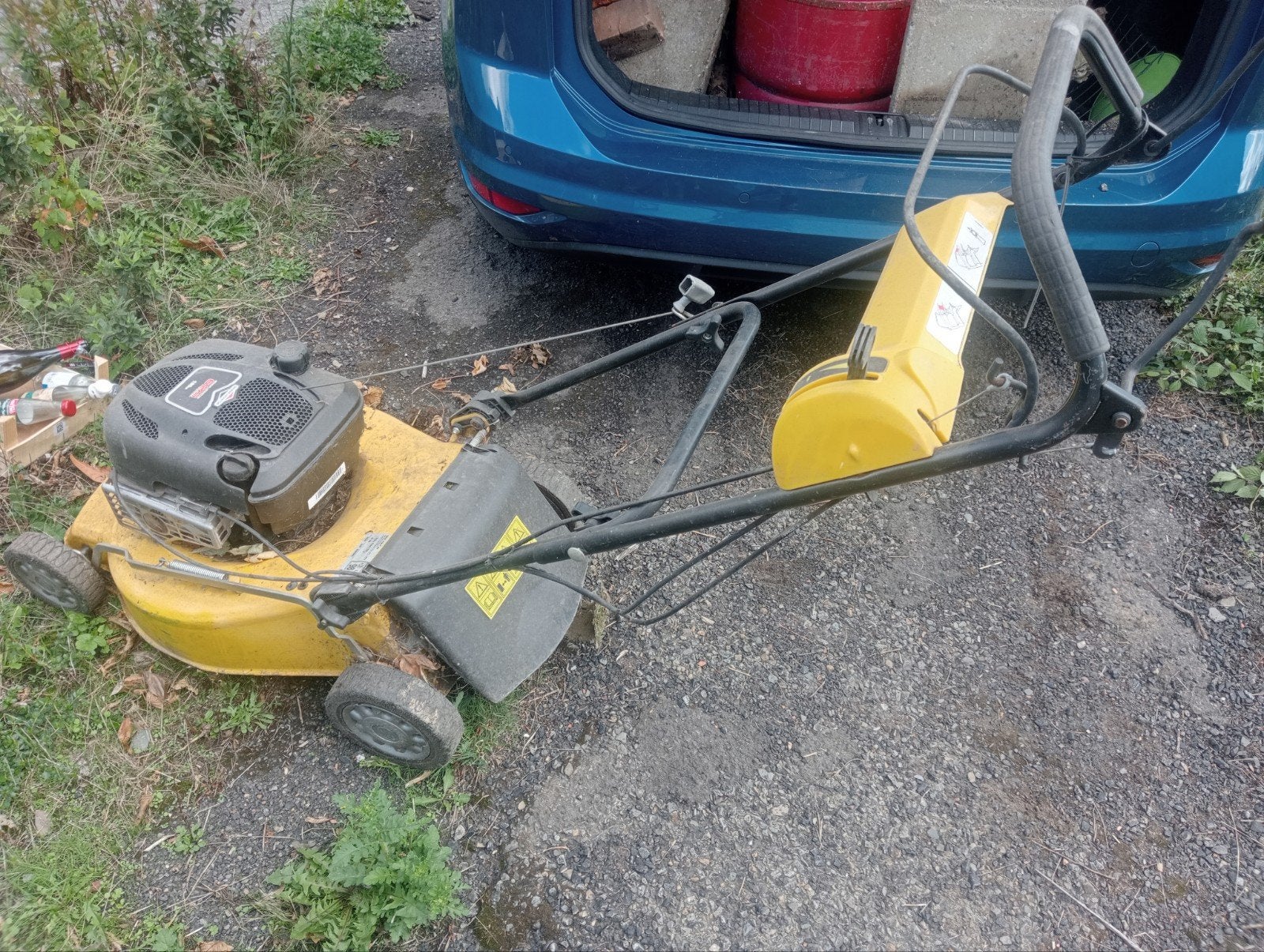 Grand Air TDL 534 TR Benzine Grasmaaier Briggs & Stratton, Ophalen of Verzenden, Gebruikt, Benzine-grasmaaier, Grand Air