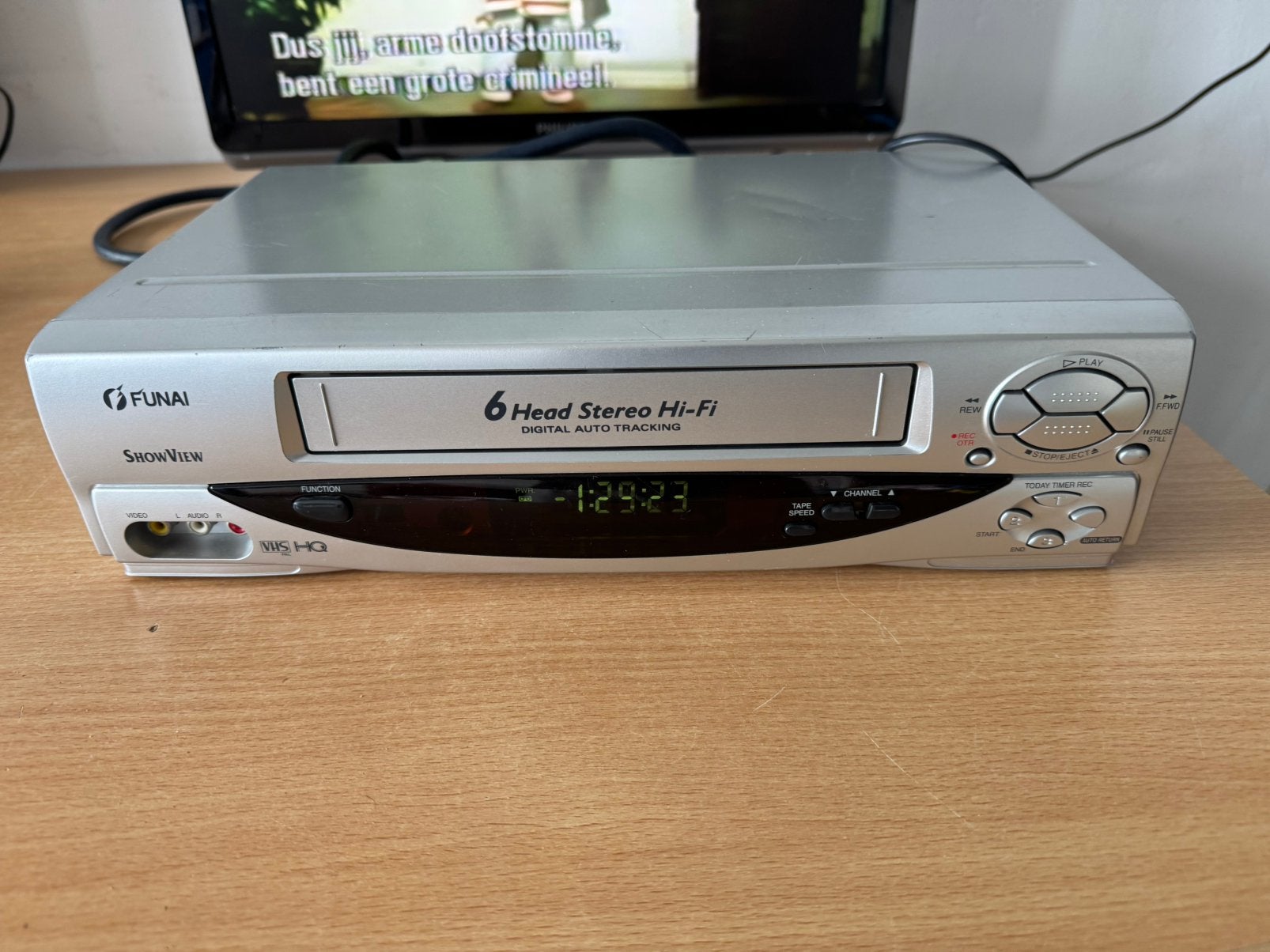 VHS Videorecorder Funai 21A-620, Audio, Tv en Foto, Videospelers, Ophalen of Verzenden, Gebruikt, VHS-speler of -recorder