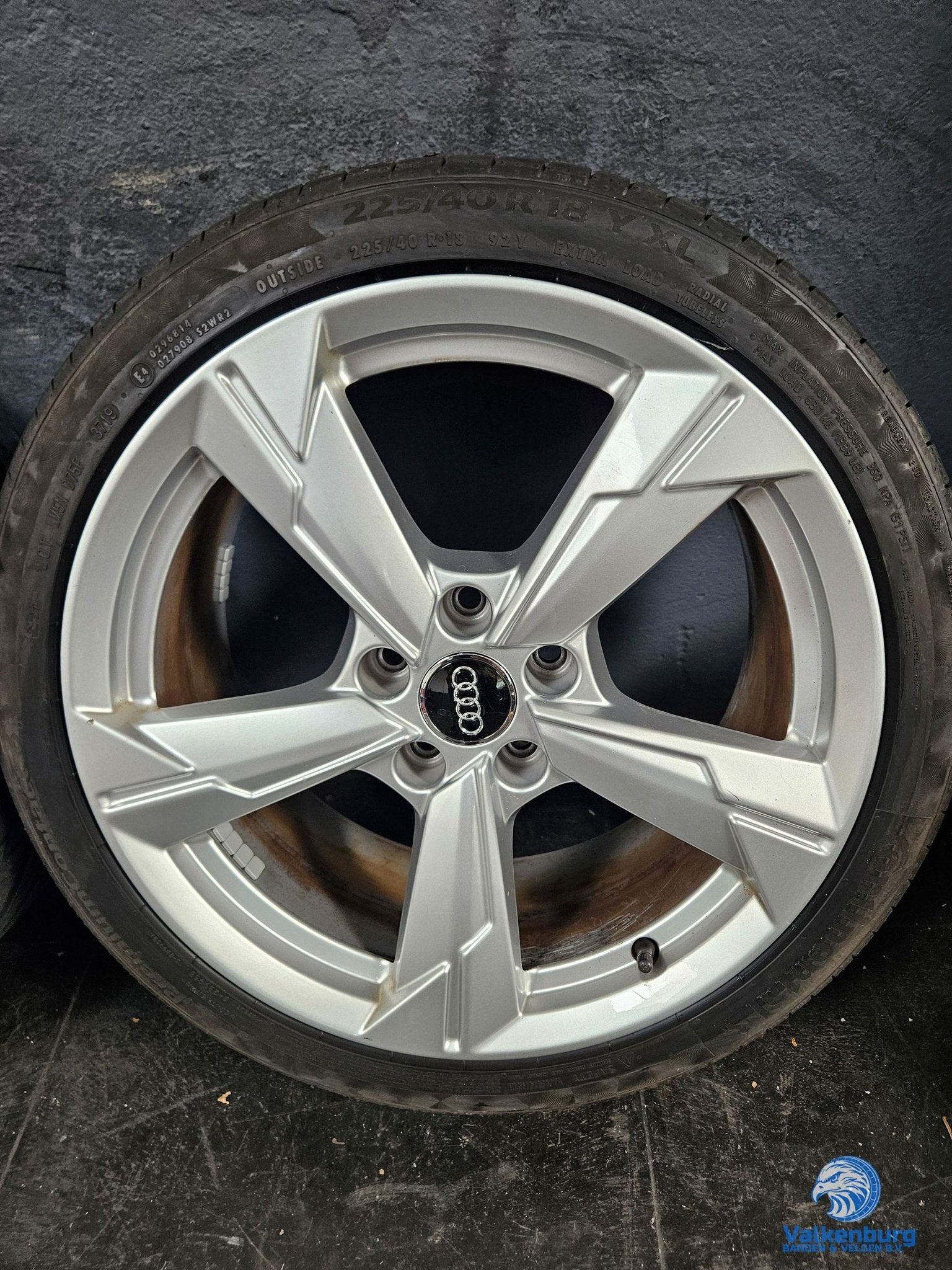 7mm! Originele Audi A3 18 inch Rotor velgen 5x112 zomerbande, 18 inch, Gebruikt, -, -