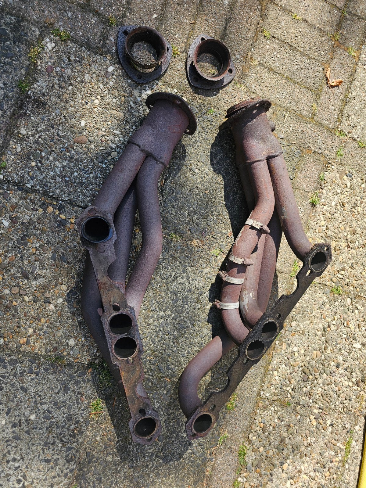 Roestige headers voor Chevy Small Block, Auto-onderdelen, Ophalen of Verzenden, Chevrolet