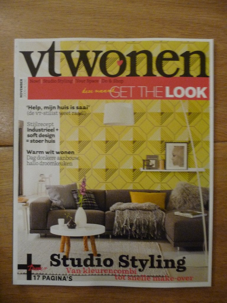 VTwonen magazine November 2009 Get the look, Ophalen of Verzenden, Gelezen, Overige typen