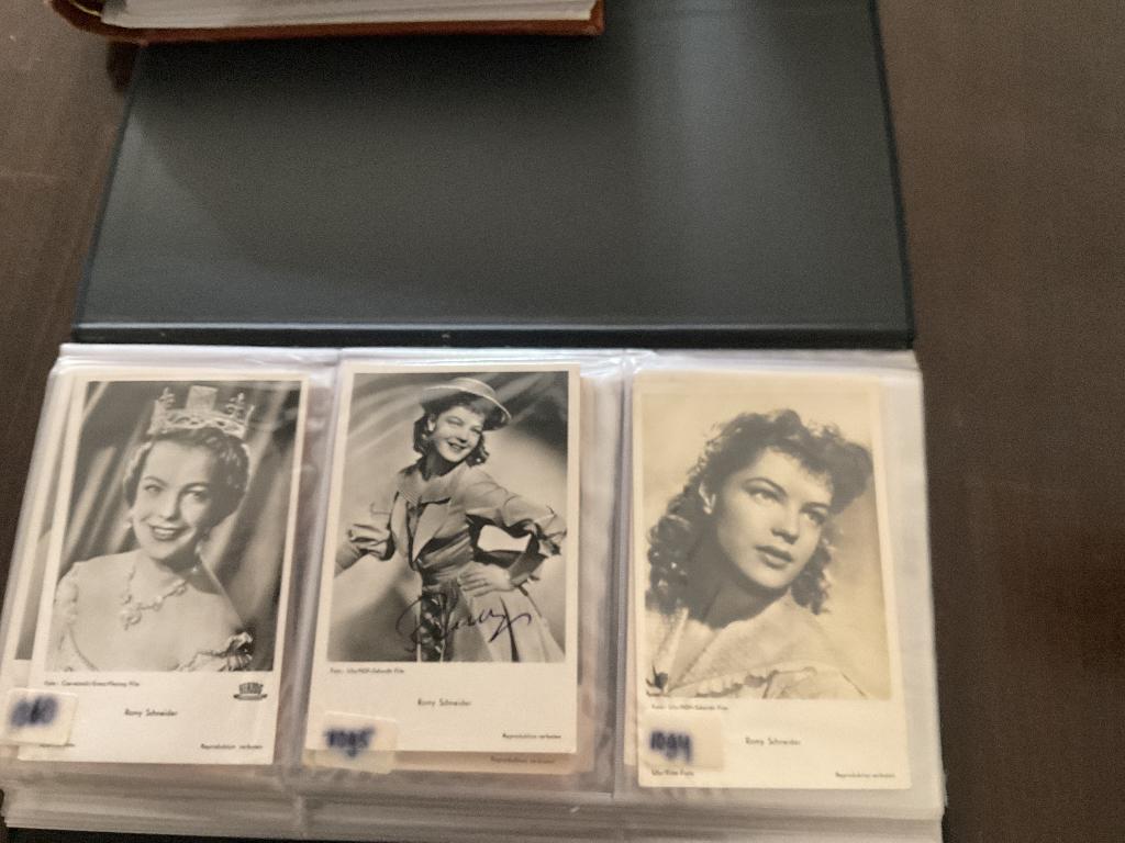 51 Romy Schneider  kaarten, Ophalen of Verzenden, 1940 tot 1960, Gelopen, Sterren en Beroemdheden