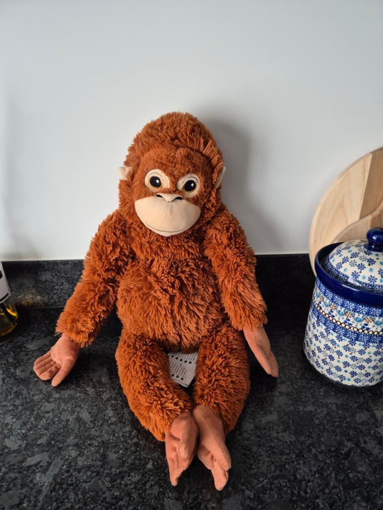 IKEA  - Knuffel Orang-oetan Djungelskog, Kinderen en Baby's, Speelgoed | Knuffels en Pluche, Ophalen of Verzenden, Zo goed als nieuw