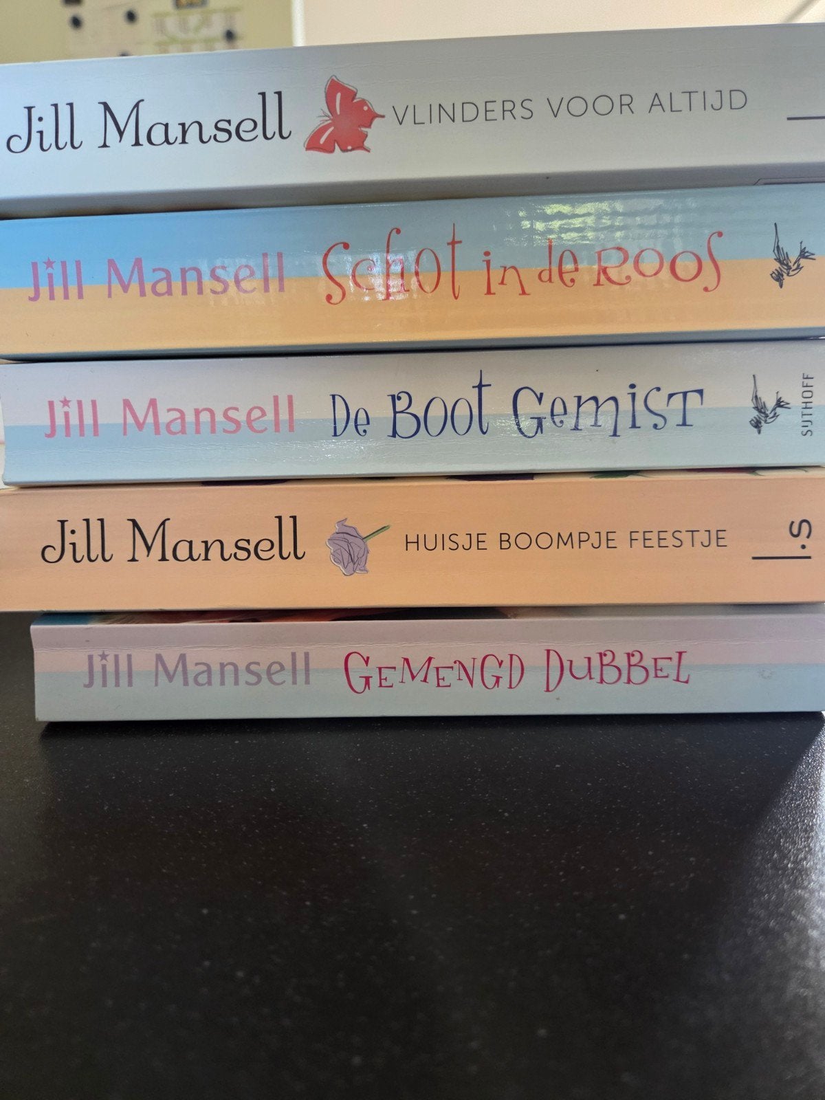 Jill Mansell Boekenpakket: 5 Romans, Ophalen of Verzenden, Gelezen, Jill Mansell, Nederland