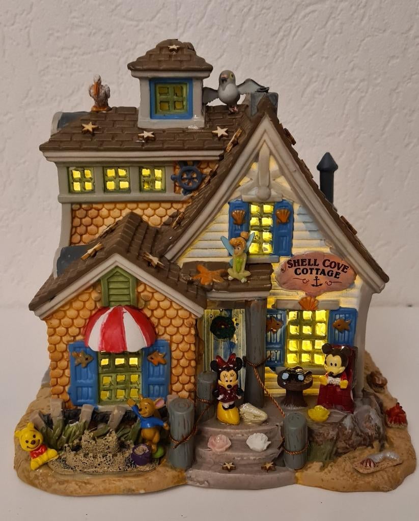 Prachtig kersthuis met minnie,mickey.winnie.roe, Diversen, Ophalen of Verzenden, Nieuw