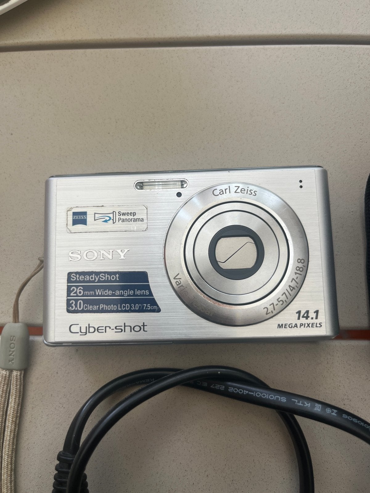 Sony cyber-shot foto camera, Zo goed als nieuw, 4 t/m 7 keer, Sony, Accu