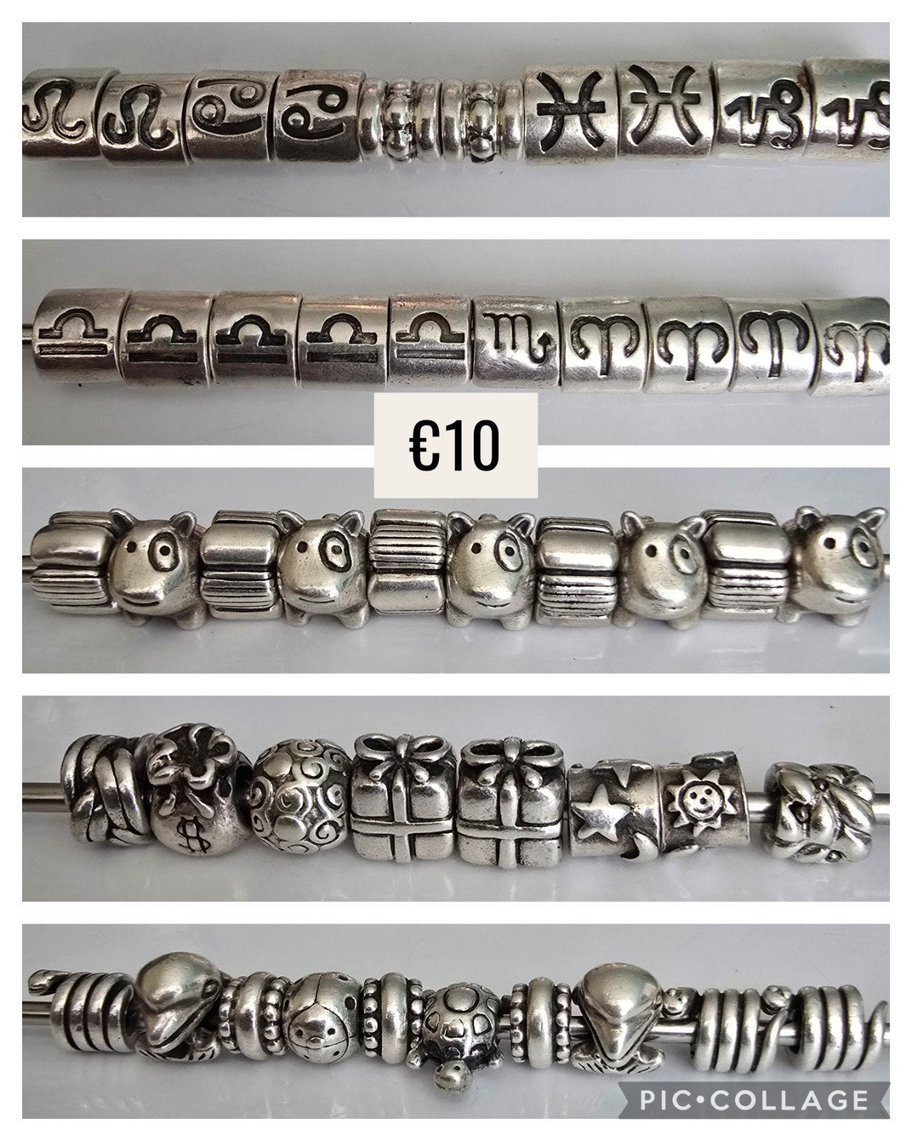 Prachtige originele zilveren Pandora bedels, Sieraden, Tassen en Uiterlijk, Bedels, Ophalen of Verzenden, Zo goed als nieuw, Zilver