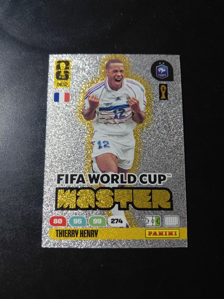 Thierry henry (fifa world cup master) panini, Ophalen of Verzenden, Nieuw, Buitenlandse clubs, Poster, Plaatje of Sticker