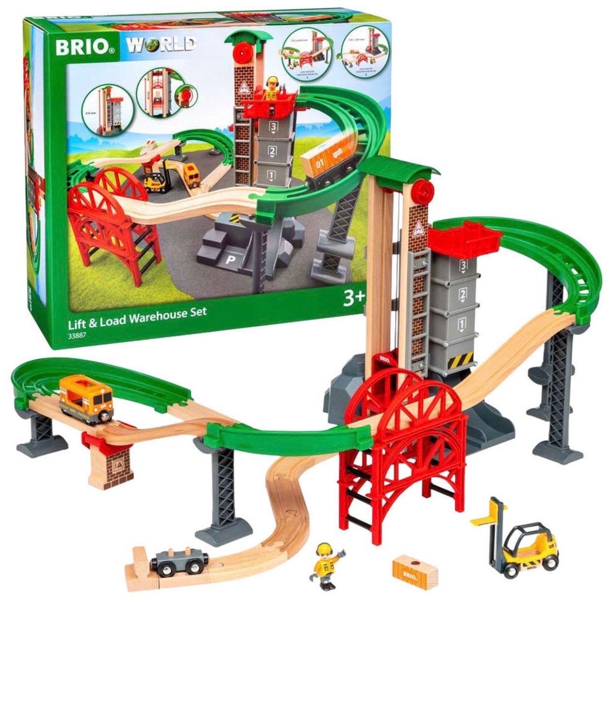 Brio World Lift & Load Warehouse Set - Origineel, Ophalen of Verzenden, Gebruikt