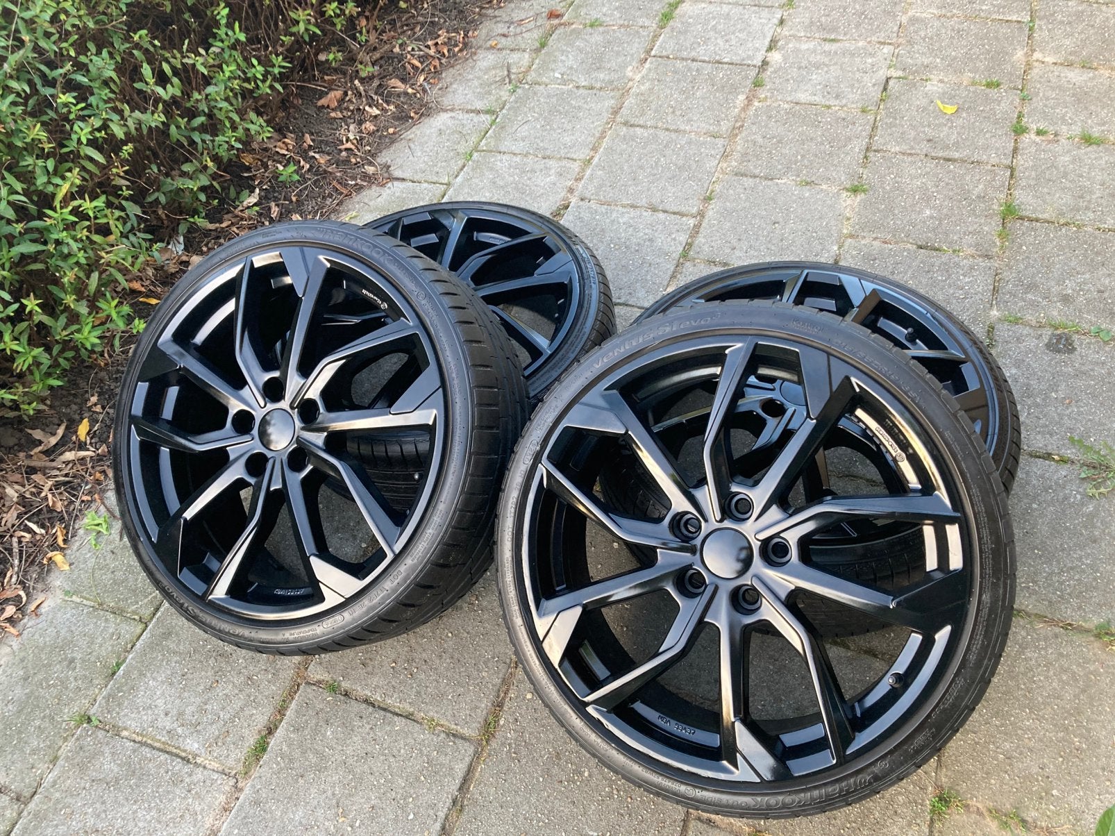 SUPERDIKKE 19 INCH CLIO IV RS VELGEN!!! GOEDE BANDEN 5x114.3, 215 mm, Banden en Velgen, Personenwagen, Zomerbanden
