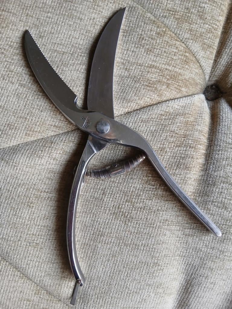 Friodur inox wildschaar 25 cm, Huis en Inrichting, Ophalen of Verzenden, Zo goed als nieuw, Rvs of Chroom