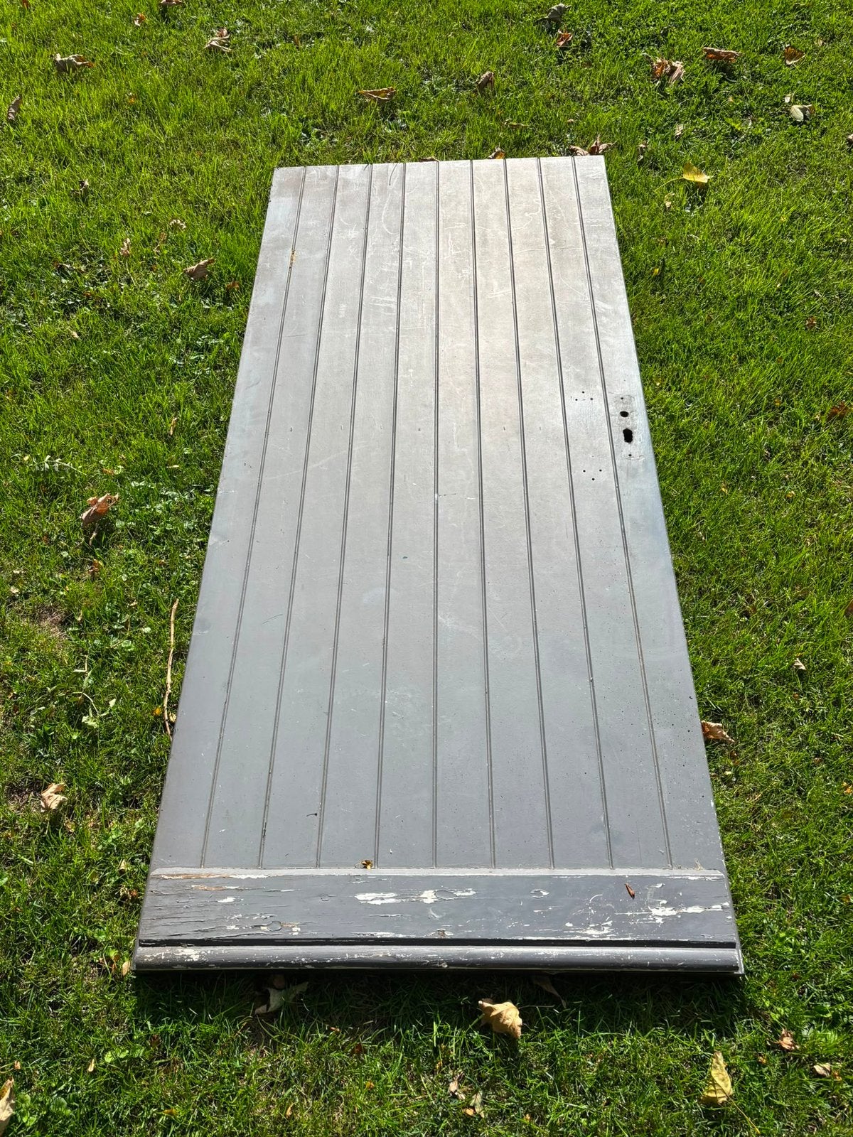 Hardhouten schuurdeur 93 x 210, Ophalen, Gebruikt, 80 tot 100 cm, Garagedeur