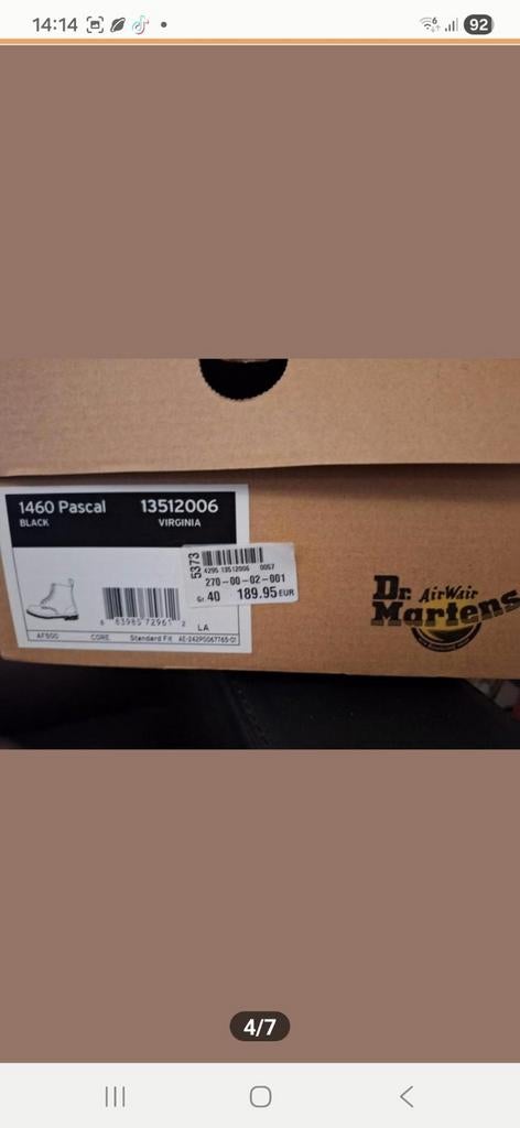 Dr. Martens zwart maat 40 soepel leer, Kleding | Dames, Schoenen, Zwart, Lage of Enkellaarzen, Ophalen of Verzenden, Dr. Martens