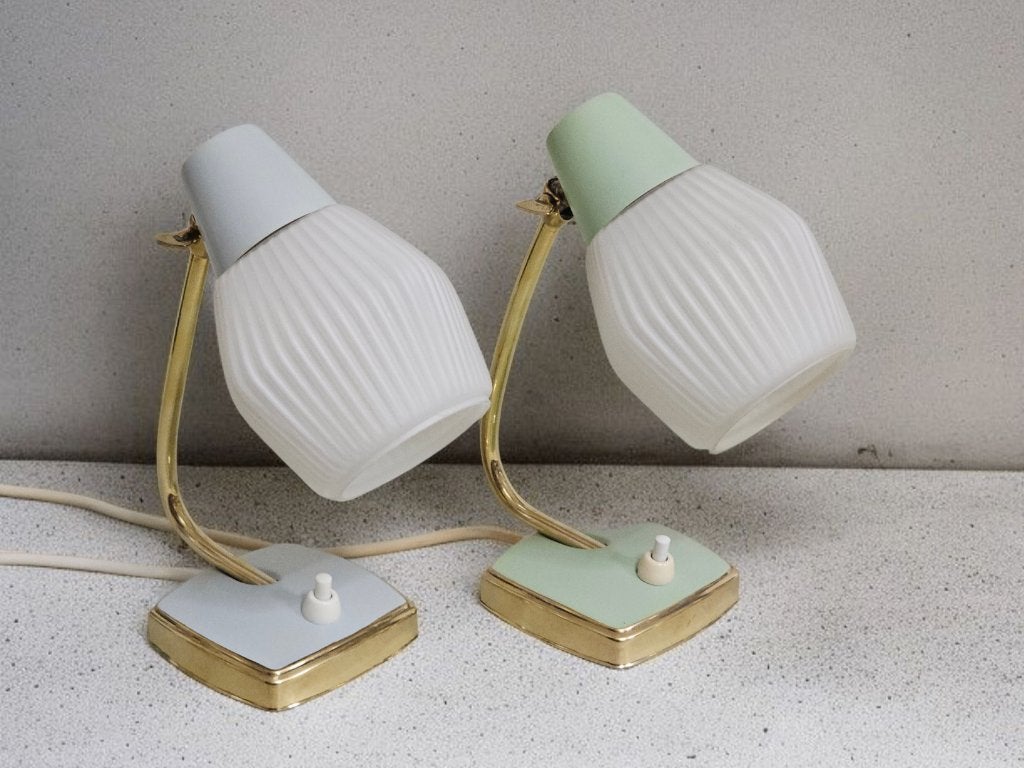 Paar bedlampen / tafellampen, Robert Pfäffle, jaren 1950, Ophalen of Verzenden