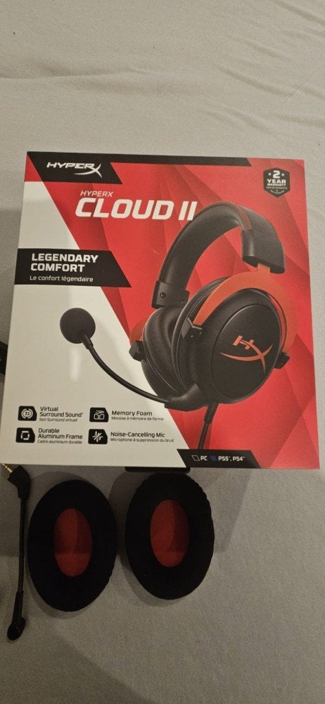 HyperX Cloud II Gaming Headset, Computers en Software, HyperX, Ophalen of Verzenden, Over-ear, Bedraad