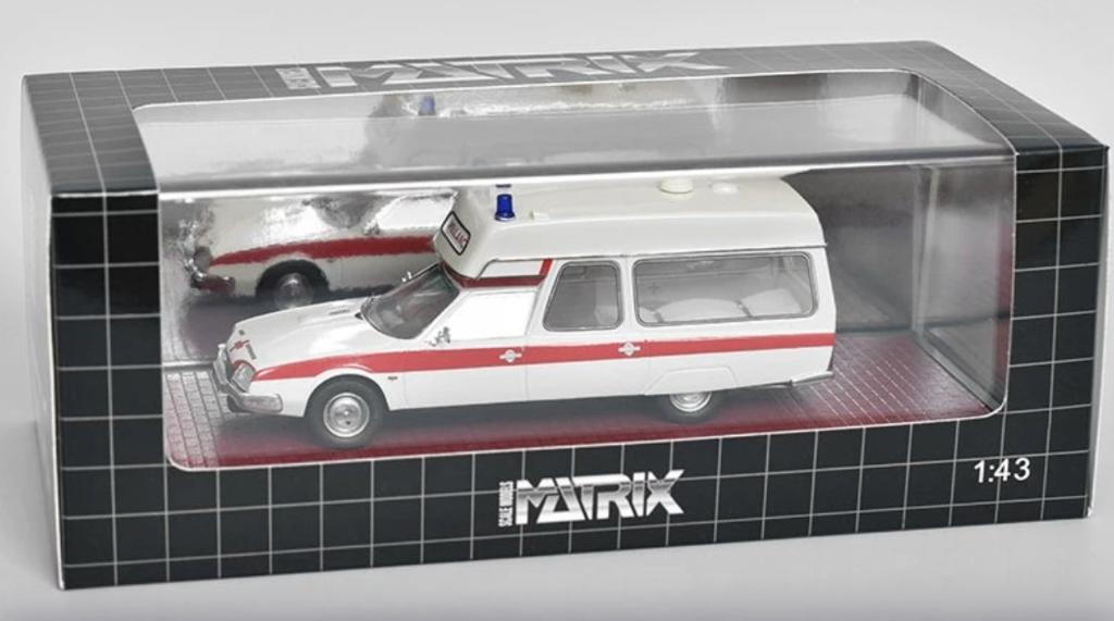 Citroen CX 1975 Visser Ambulance Goor-Diepenheim 1/43 Matrix, Verzenden, Nieuw, Auto, Overige merken