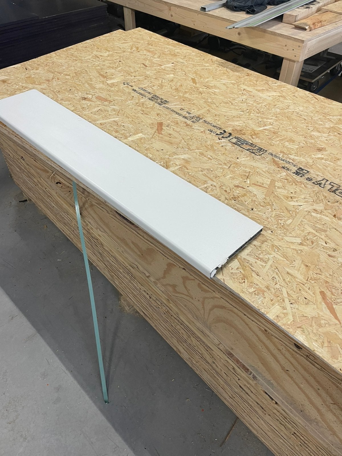 Kunststof vensterbank lengte 135, Ophalen, Kunststof, Minder dan 3 meter, Nieuw