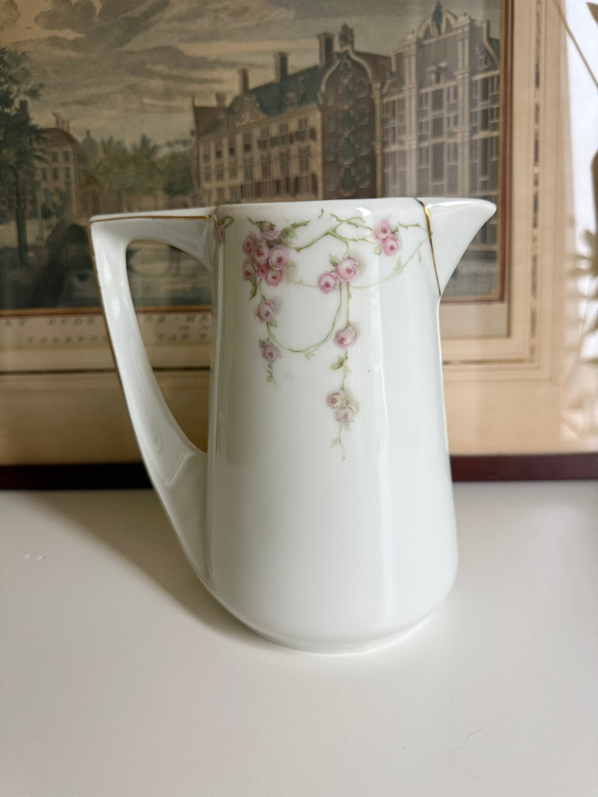 Antieke porseleinen kan Rosenthal (1891-1906), Antiek en Kunst, Ophalen of Verzenden