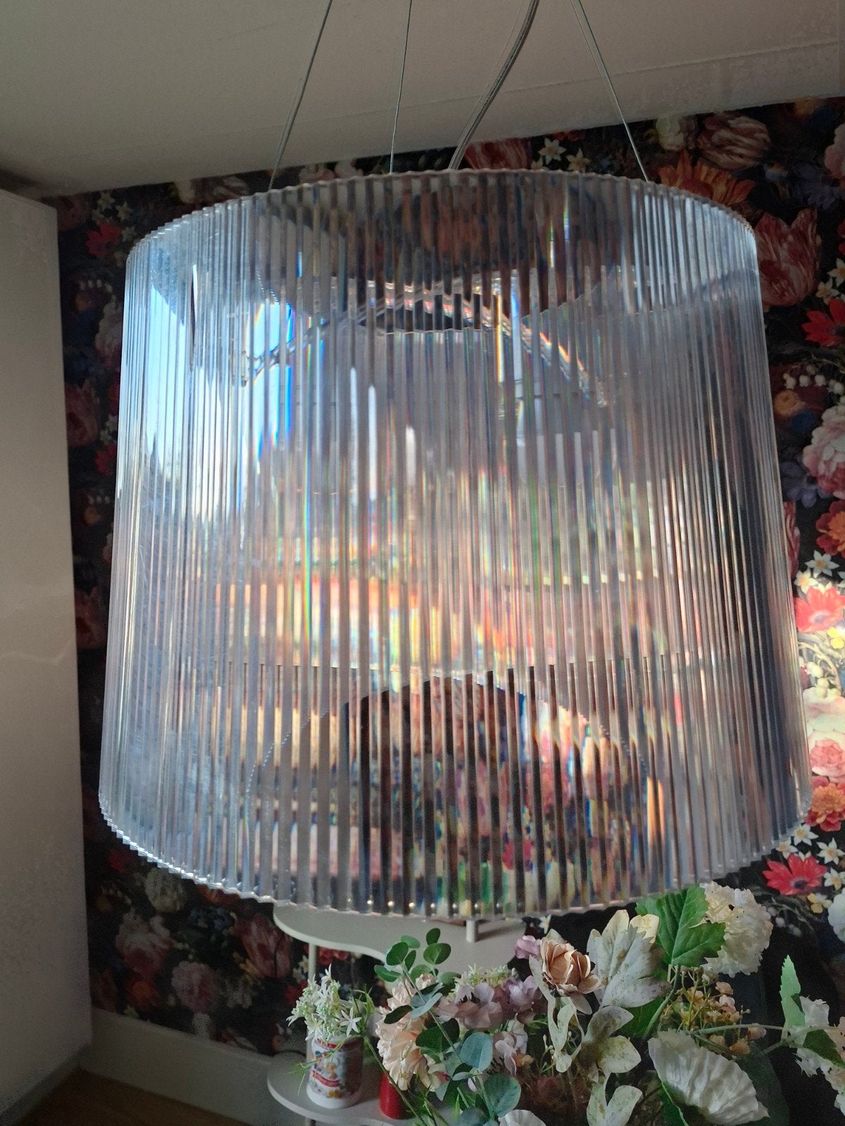 Kartell hanglamp Gè' Crystal, Kunststof, Zo goed als nieuw, Modern, E27 (groot)