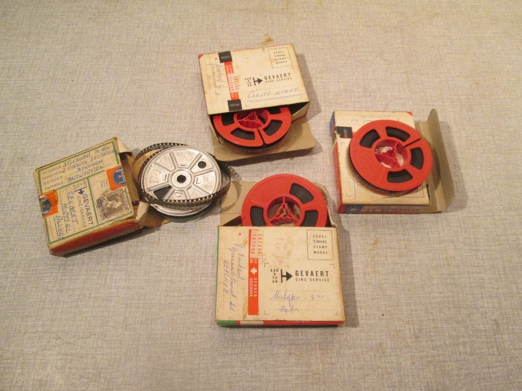 4 Oude 8mm Filmrollen, Ophalen of Verzenden, 8mm film