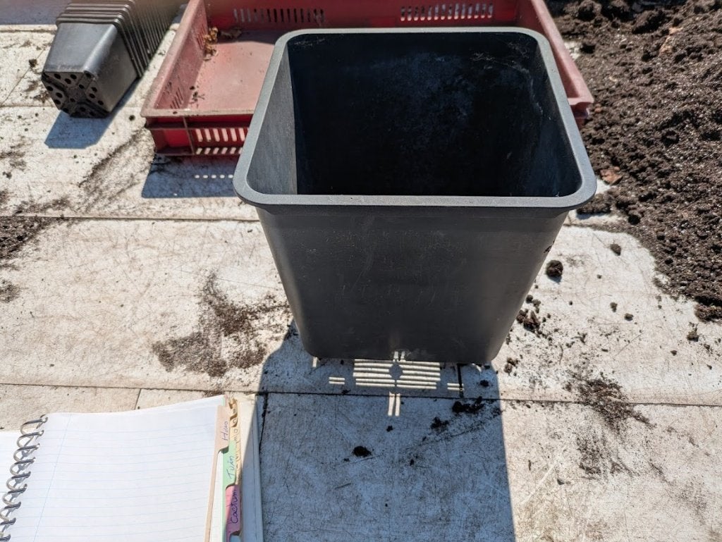 plantenpotten, Tuin en Terras, Bloempotten, Kunststof, Gebruikt, Rond, Binnen