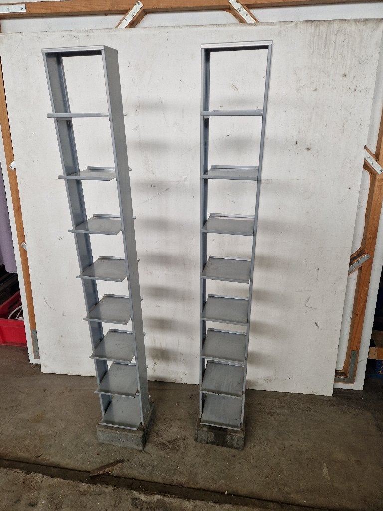 2 stuks ikea cd rekken, Ophalen, Gebruikt, 75 tot 150 discs, Metaal