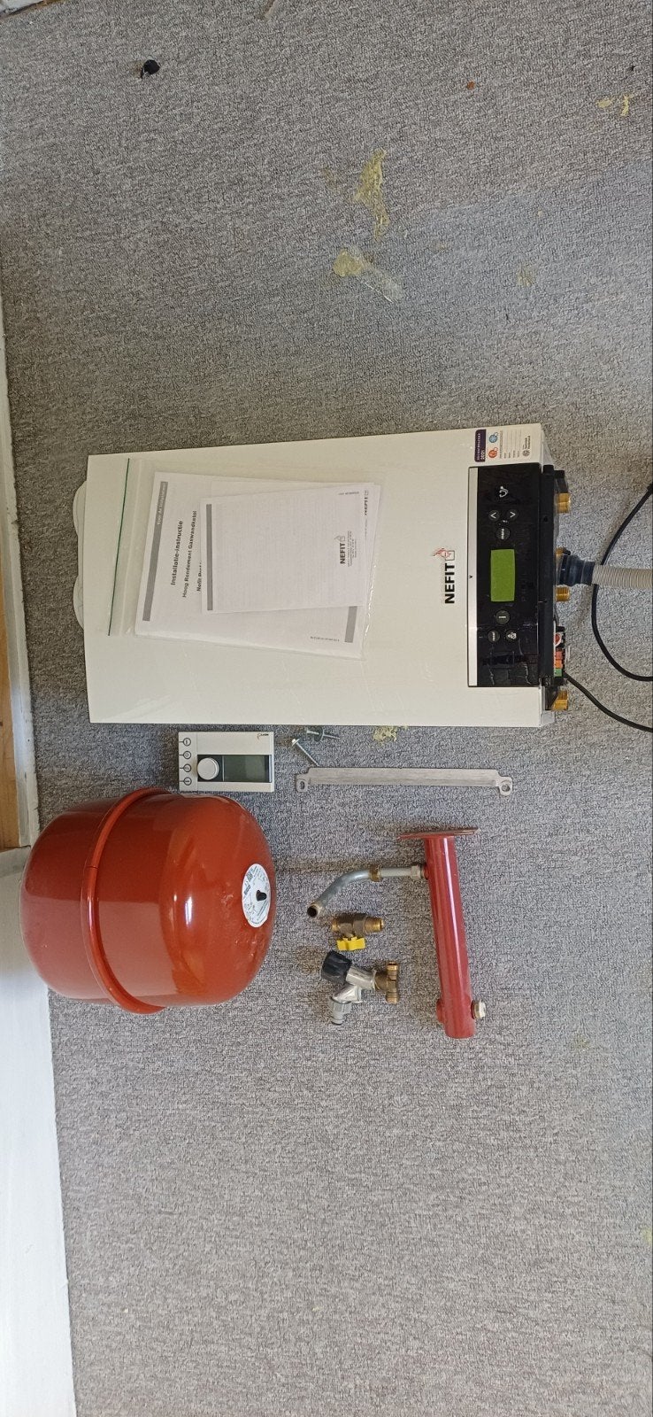 Nefit CV-ketel met thermostaat en expansievat, Doe-het-zelf en Verbouw, Ophalen, Gebruikt, Hoog rendement (Hr), Cv-ketel of Combi-ketel