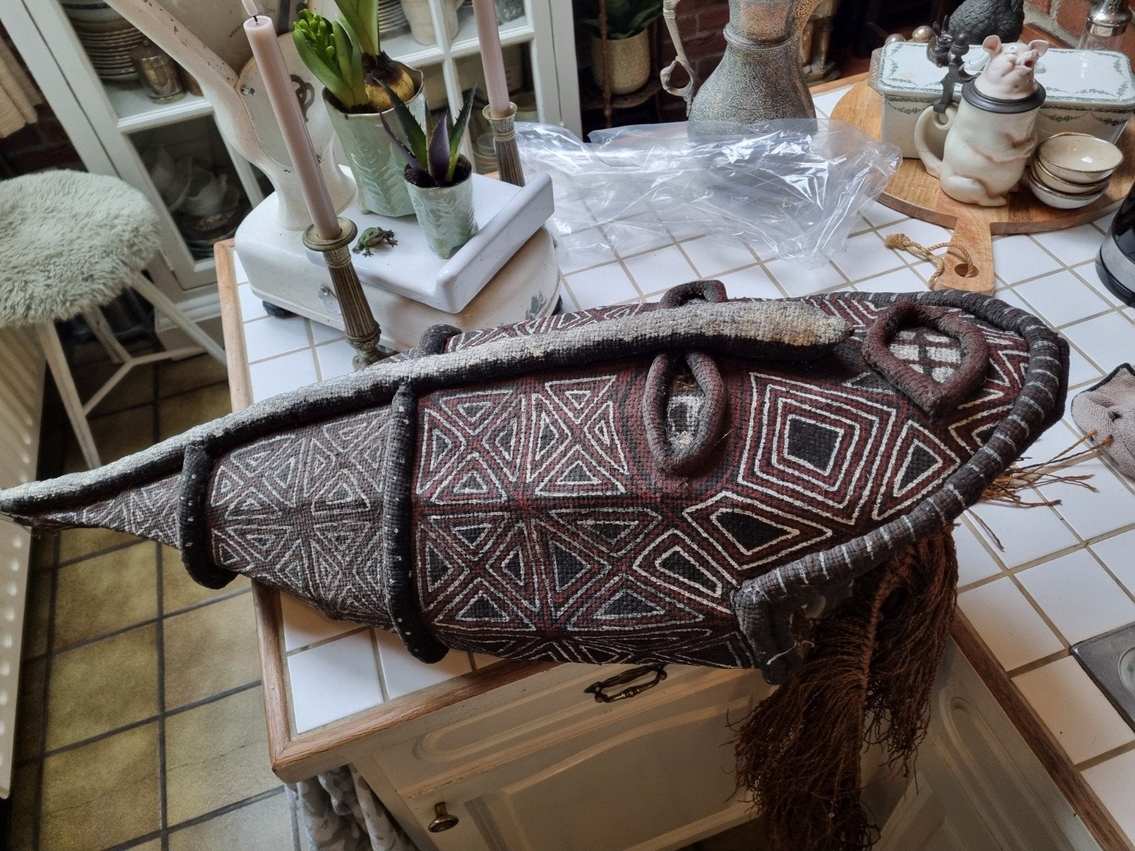 Afrikaans Makishi-initiatiefmasker, Ophalen, Afrika, Masker, Handgemaakt