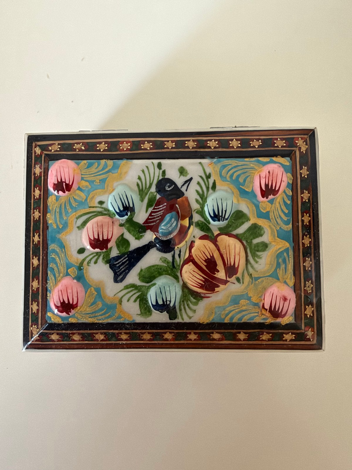 Handgeschilderde sieraden/bewaar doos (nieuw), Huis en Inrichting, Ophalen of Verzenden, Nieuw