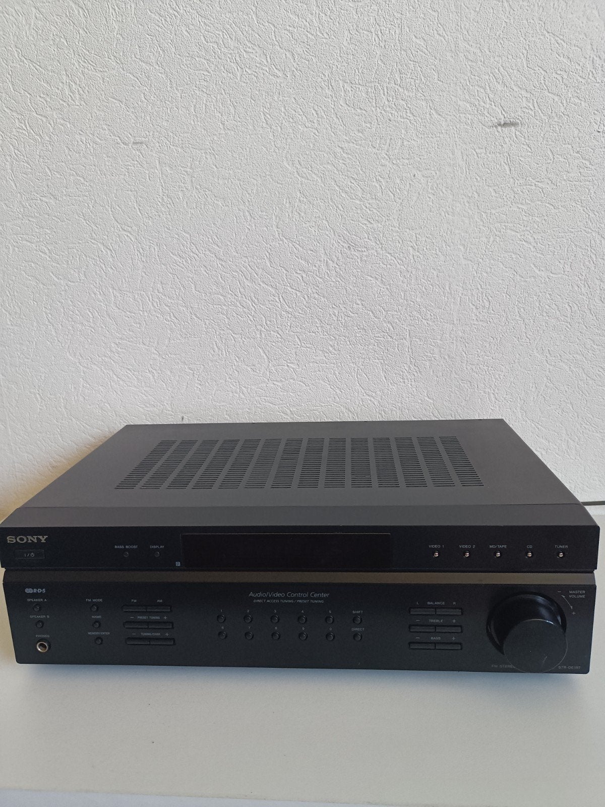 Sony STR-DE 197 receiver, Audio, Tv en Foto, Versterkers en Receivers, Ophalen of Verzenden, Gebruikt, 60 tot 120 watt, Sony