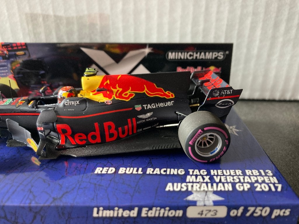 Max Verstappen 1:43 editie 25 Australian GP 2017 RB13 F1, Ophalen of Verzenden, Nieuw, Formule 1