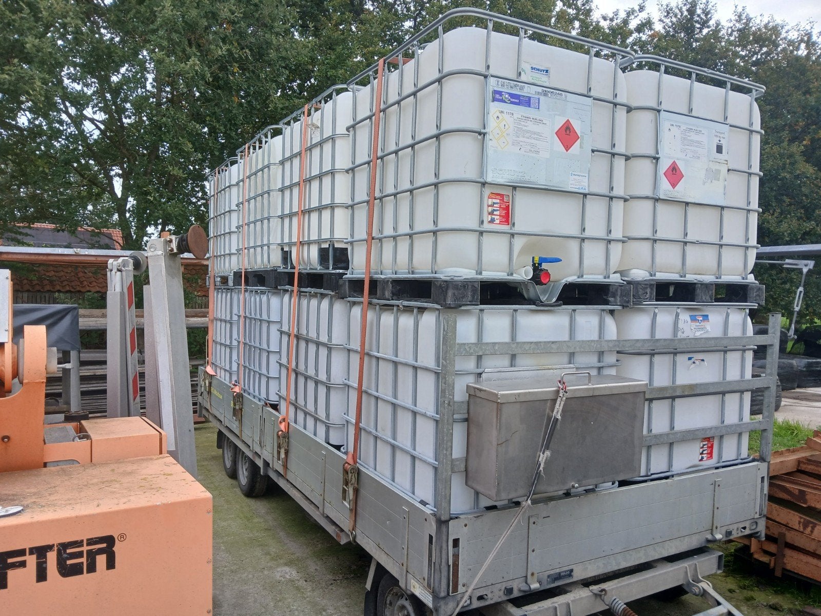 IBC kisten opslag kuubskisten, Minder dan 3 m³, Ophalen