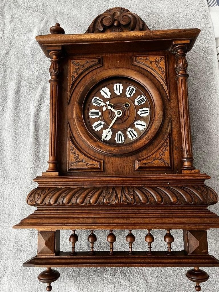 Franse Henri II  Regulateur wandklok (Cartel) Antiek, Antiek en Kunst, Antiek | Klokken, Ophalen