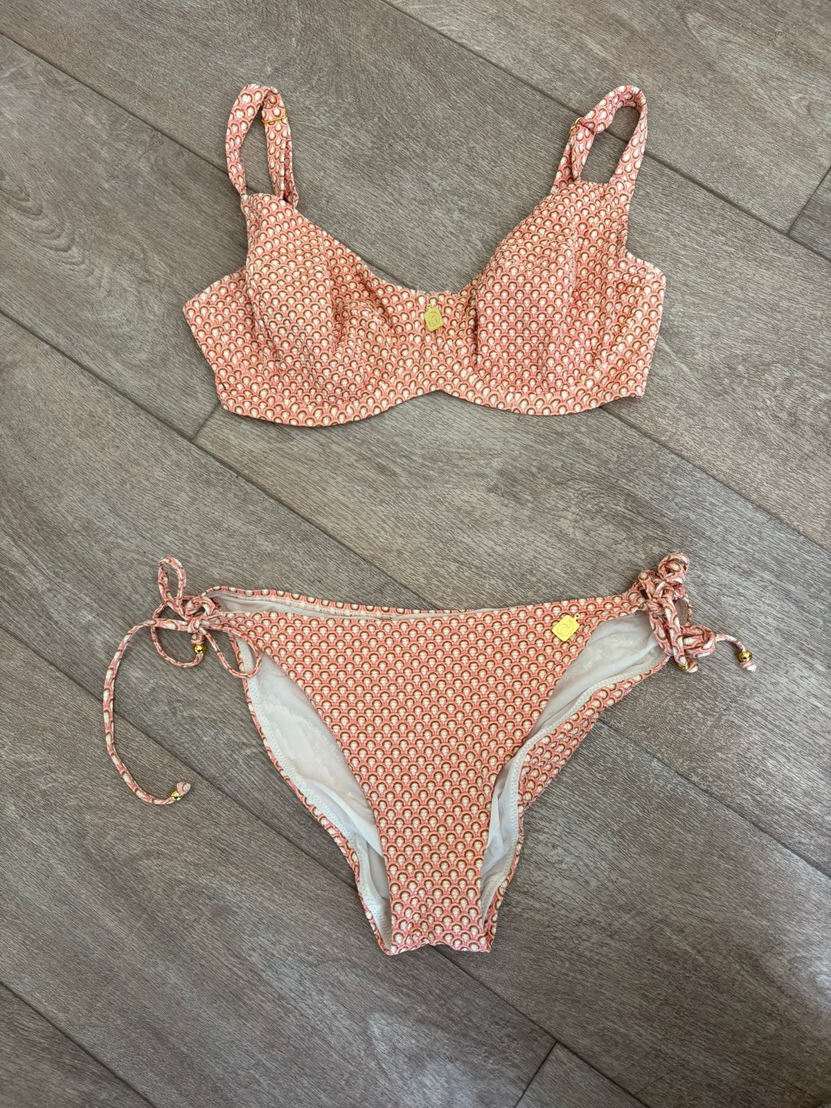 AnnaDiva Swim Seventies bikini 75G met strikbroekje M/L, Kleding | Dames, Ophalen of Verzenden, Zo goed als nieuw, Bikini
