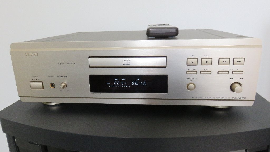 CD-speler Denon DCD 1550AR (incl. werkende AB) - goudkleurig, Audio, Tv en Foto, Cd-spelers, Ophalen, Gebruikt, Overige merken