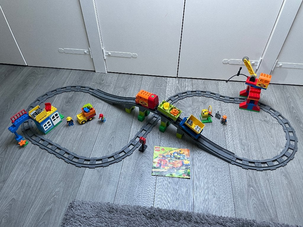 Lego Duplo Luxe treinset 10508, Inclusief instructies, Ophalen of Verzenden, Zo goed als nieuw, Duplo