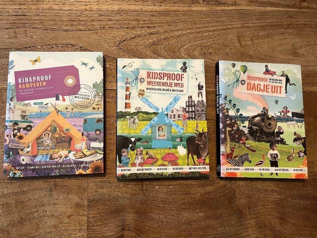 Serie kidsproof: dagje uit, kamperen en weekendje weg, Europa, Reisgids of -boek, Ophalen, Gelezen