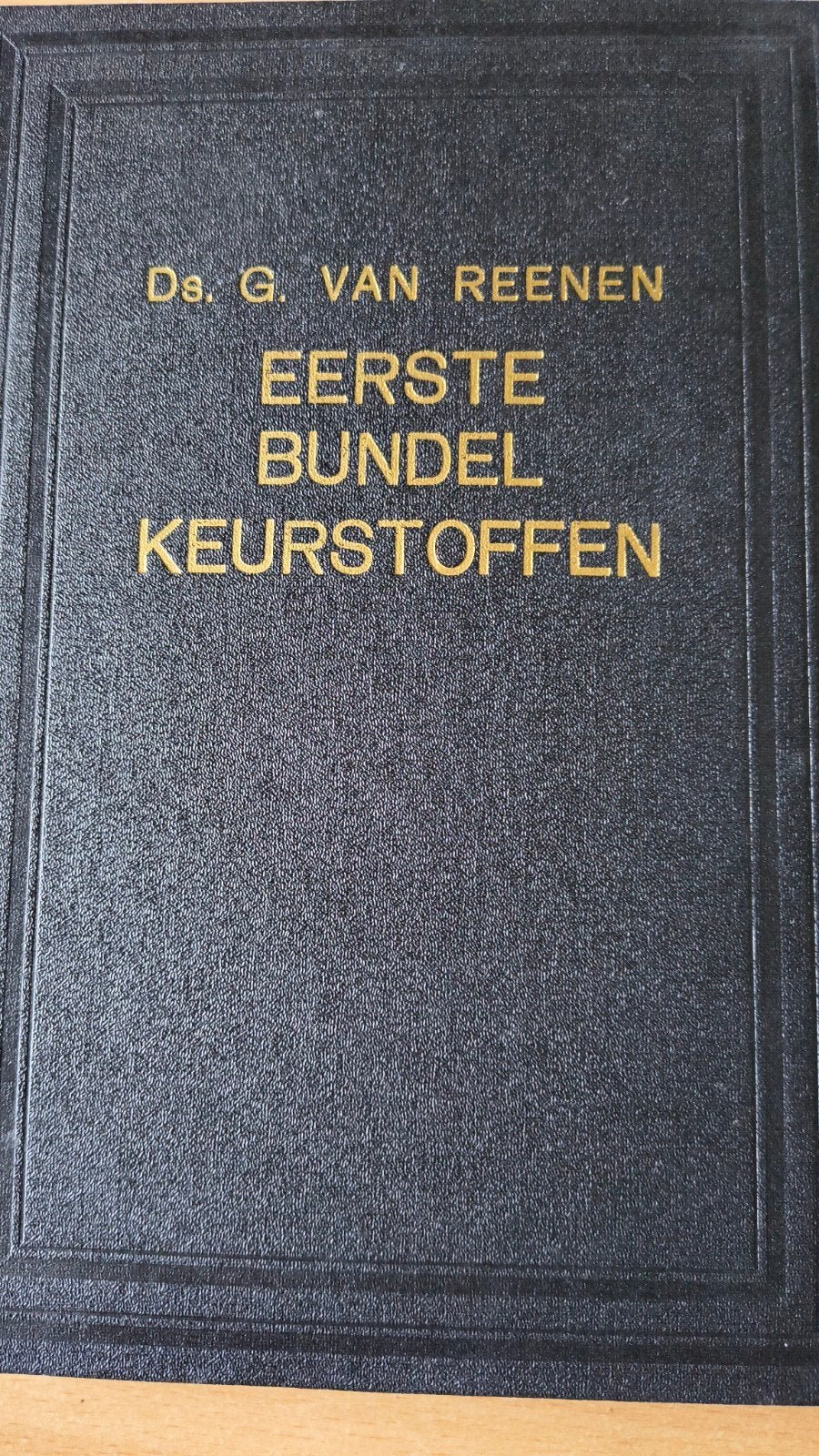 Eerste bundel keurstoffen. Ds G van Reenen, Ophalen of Verzenden, Gelezen, Ds G van Reenen, Christendom | Protestants