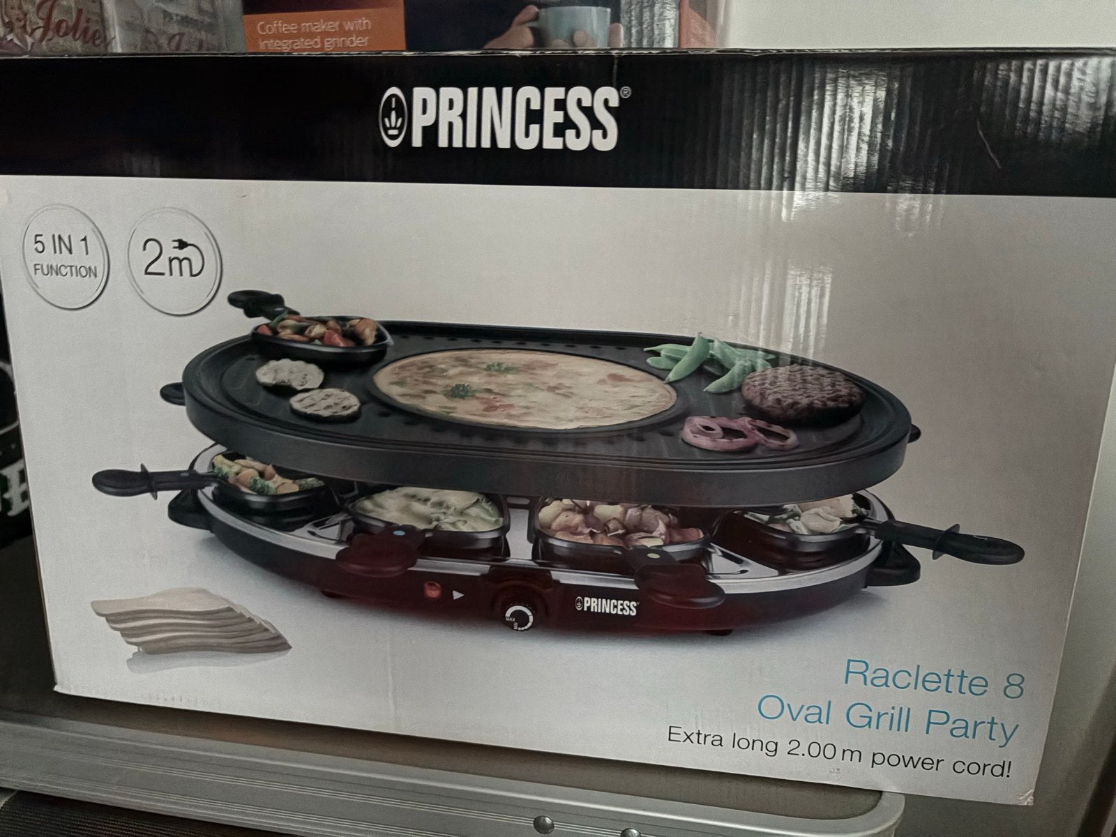 Princess Raclette 8 Oval Grill Party - Z.G.A.N, Ophalen, Nieuw