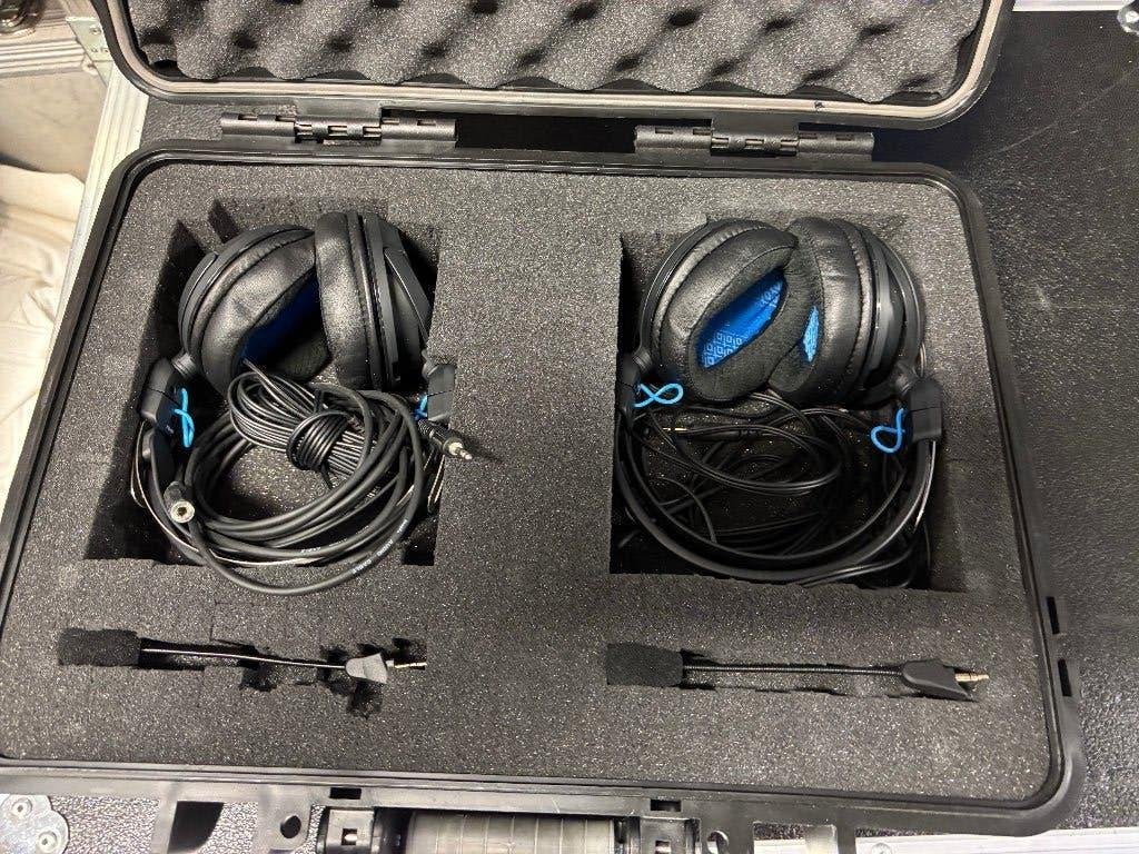 2x Gaming Headsets met Microfoon - Zwart/Blauw, Audio, Tv en Foto, Overige merken, Gaming, Info@audiotechnica.com, Ophalen of Verzenden