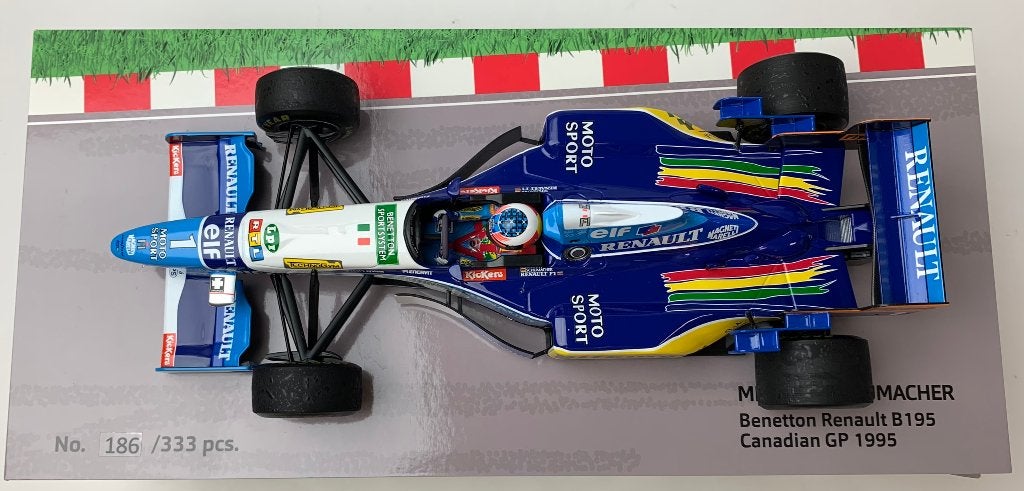 Minichamps 1:18 Benetton B195, No 1 M. Schumacher - lim. 333, -, Nieuw, Ophalen of Verzenden, -
