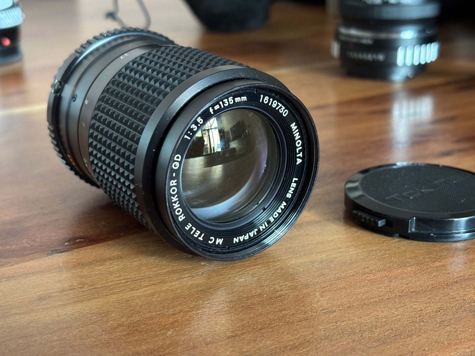 Minolta MC TELE ROKKOR - QD 135mm 3.5, Ophalen, Gebruikt, Telelens, Minolta