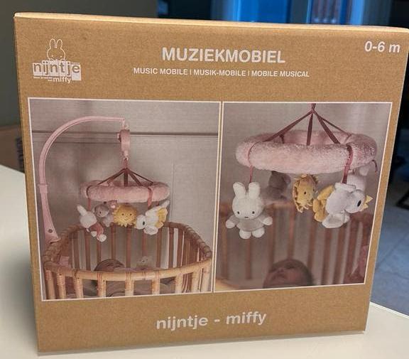 Nijntje Muziekmobiel box, Kinderen en Baby's, Speelgoed | Babyspeelgoed, Ophalen, Zo goed als nieuw, Mobiel, Met geluid